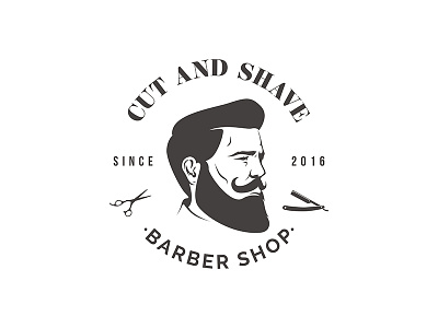 Barber Shop Logo barber shop graphic design logo logo design logos