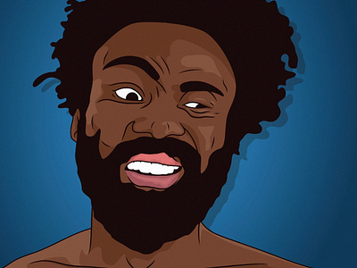 Childish Gambino Illustration artist childish gambino design graphic design illustrated illustration illustrator minimalism minimalist musician portrait vactor art