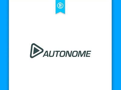 Autonome logo car geometric geometry graphic design logo logo design logos minimalism minimalist simple type typography