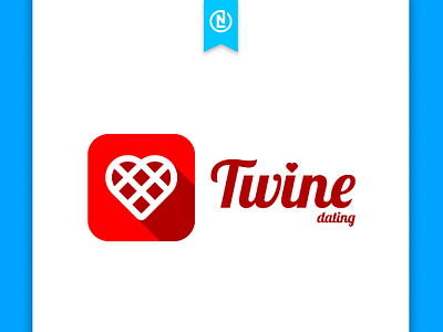 Twine Dating App app branding design graphic design logo logos minimal minimalism minimalist typography