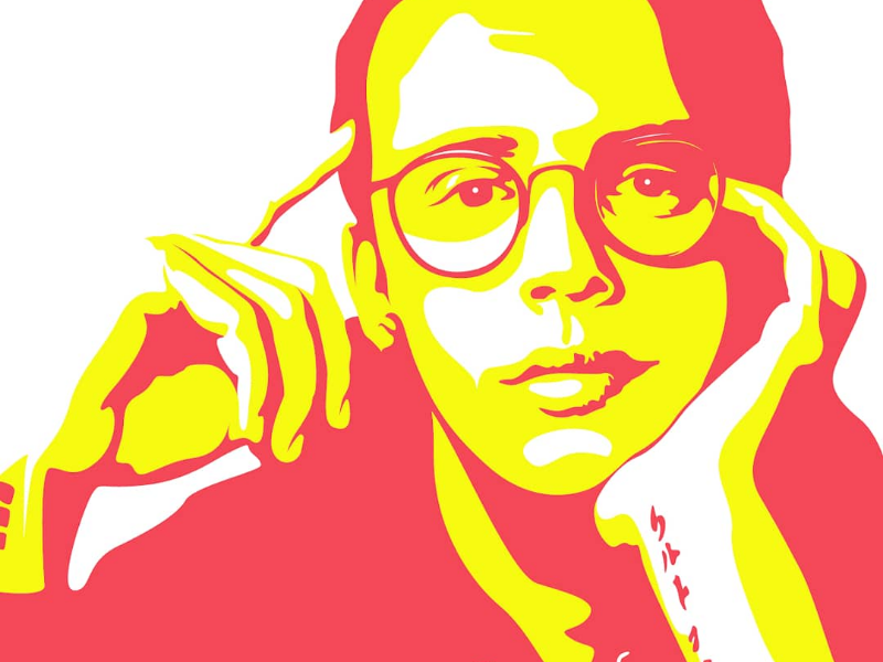 Logic Illustration logic printmaking print musician illustrator minimalist minimal simple illustration portraits portrait