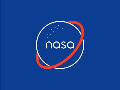 NASA logo concept design designer logo logos mark minimal minimalism minimalist nasa simple