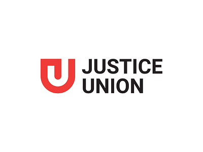 Justice Union combination concept design graphic icon justice logo minimal minimalism simple union