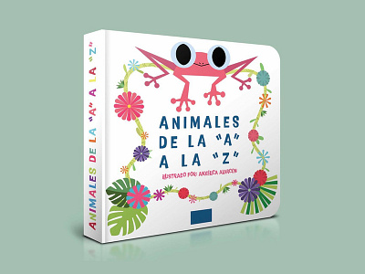 Animales de la A a la Z children book design drawing iilustration