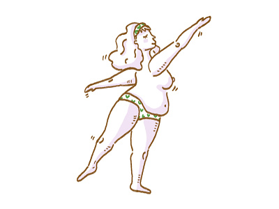 body positive acceptance body bodypositive hand drawn illustration ilustracion love nude plenty woman women