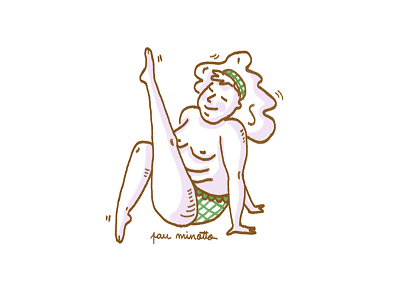 Rebound sticker mule acceptance amorpropio body bodypositive digital art empowerment female feminist illustration ilustracion love loveyourself mujeres naked woman women