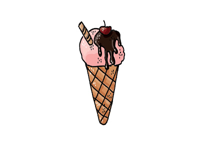 Ice cream children culture dessert digital art game handrawn ice cream ice cream cone illustration illustrator ilustracion kids new zealand tasty