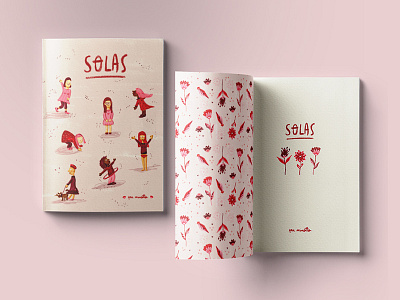 Solas, Feminist Fanzine alone book digital digital art fanzine feminism feminist illustration together woman
