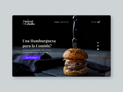 Funeral de la Cebolla - Concept concept design diseño diseño web interface interfaz ui web webdesign