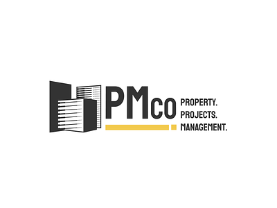 Branding for PMco branding branding design construction construction logo identity project management property management property marketing