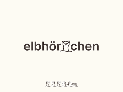 elbhoernchen but make it funny branding character design childrens brand toys