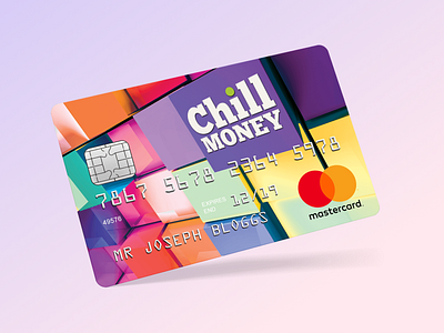 Chill Money Credit Card art direction branding creative credit card design finance fintech