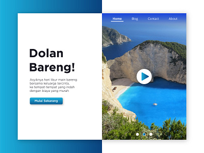 Dolan Bareng design ui ux vector web website