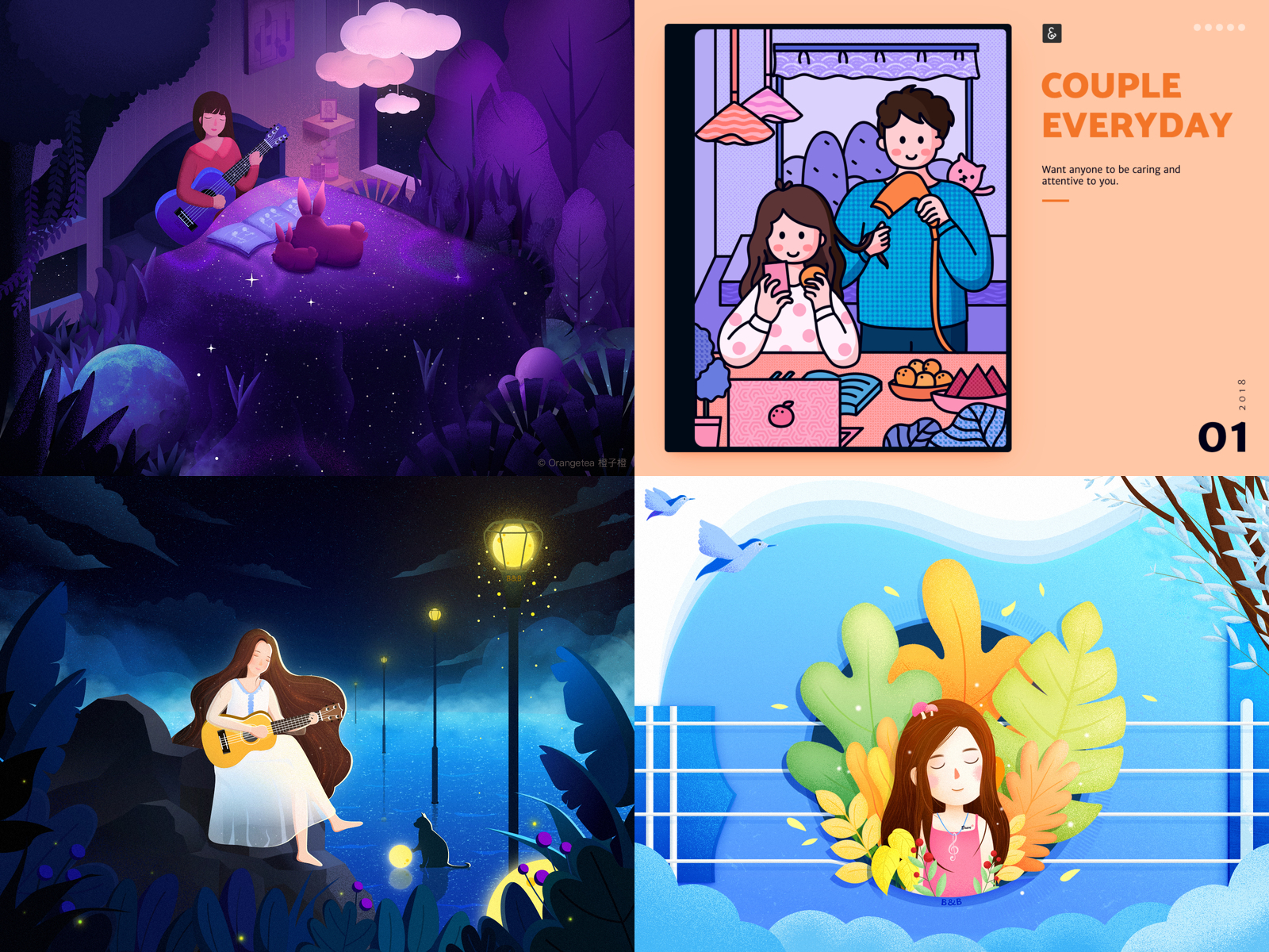 2018 top4 by Orange tea for BestDream on Dribbble