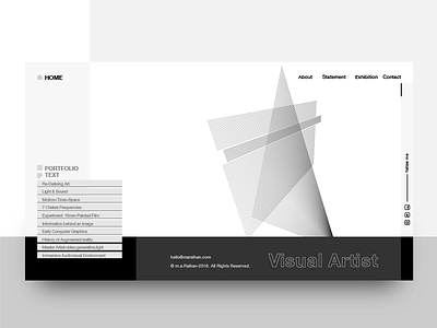 Portfolio concept portfolio portfolio design ui ux web design