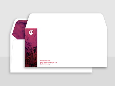 Minimal Envelope branding designer envelope minimal