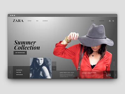 Fashion E-Commerce site concept design desktop e commerce fullscreen responsive ui uiux ux web web design website