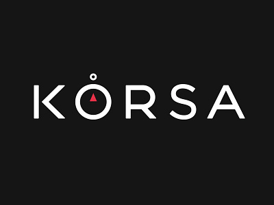 Korsa coffee compass logo traverse