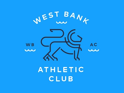 West Bank Athletic Club lion logo