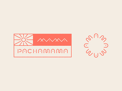 Pachamama Alt Marks lettering logo