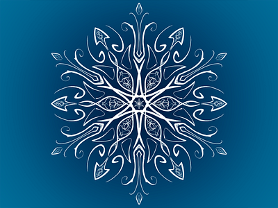 Snowflake krita photoshop snow flake