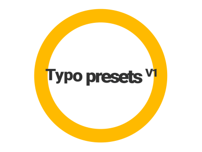 Typo Presets V1 adobe after effects design flat illustration motion motiongraphics template title video web web design