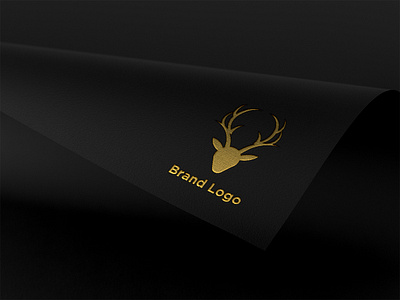 Logo Mock Gold branding design illustration logo