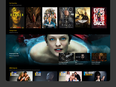 IMDb Redesign design film imdb movie uiux video website