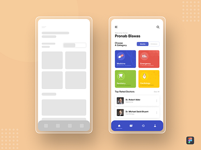 Medical App android app clean clinic colorful daily ui health app healthcare hospital illustration ios app medical app medical care minimal mobile mobile apps mobile ui pharma product design ui ux