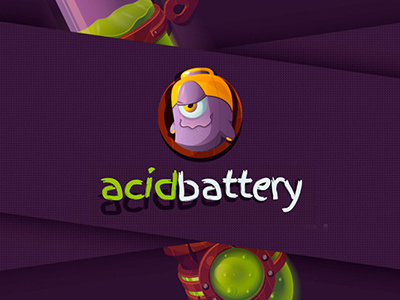 Acid Battary acid app application battary charge comics level phone smartphone smile ui ux