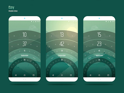 Background Time app background calendar day mobile time