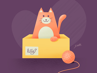 Kitty cat illustration