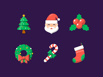 Christmas icon set 1