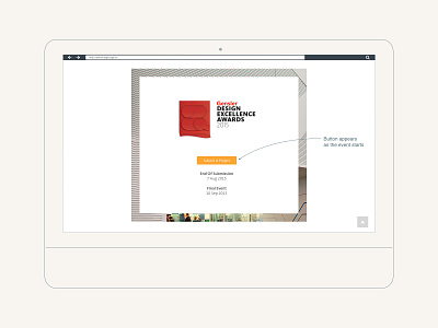 GDEA2015 single page concept homepage single page design web