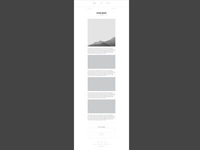 Story page layout centered