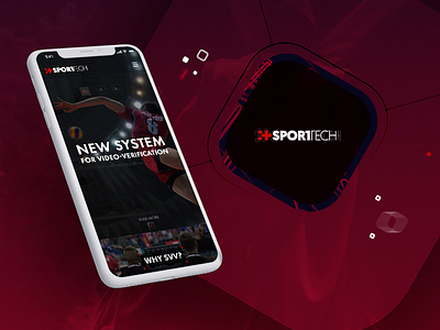 IT SportTech desktop landing mobile red rwd sport ui web webdesign webpage website