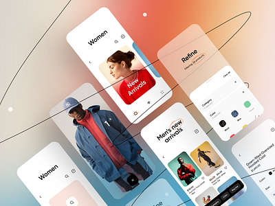 E-SHOP App Concept for Both Android, IOS.