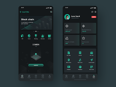 Block chain app design icon team ui ux 应用 设计