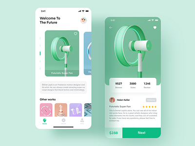 Super future works - concept app design ui ux 应用 设计