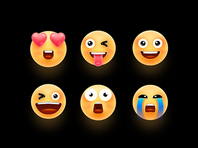 Emoticon package by 是北瓜呀 on Dribbble