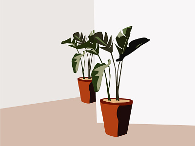 Plants design logo