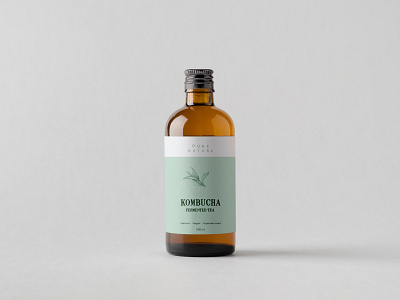 Kombucha packaging design design label design minimalist package design