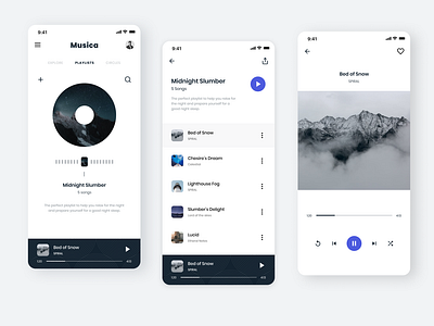 Musica app app design music app music player ui ui design uidesign