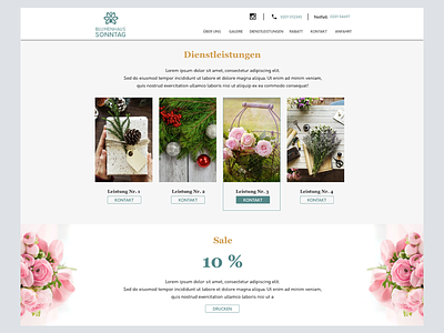 Wedding website clean flower logo flowers flowershop layout love minimal pink smooth theme ui ux webdeisgn webpage wedding white