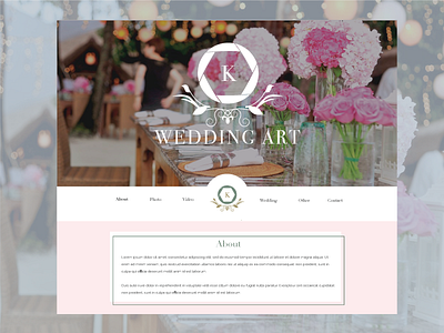 Wedding Website Landingpage