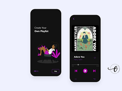 MUSIC PLAYER APP - DARK MODE app app ui app ui design app ui ux app ux application design application ui music player music player ui ui ui ux ui design uidesign uiux user experience user interface ux ux ui ux design uxdesign