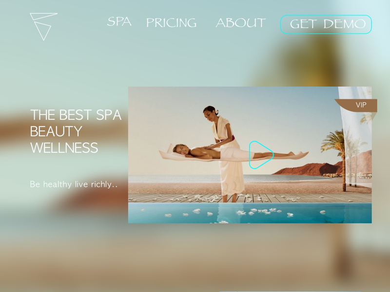 Yoga Spa Wellness by Geya Kamskaya on Dribbble