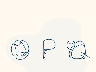 Cat Alphabet O P Q