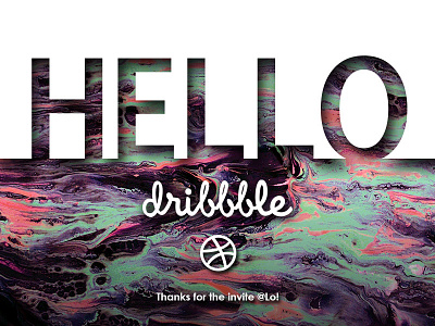 Hi Dribbble! debut dribble firstshot graphicdesign hello imarkodesign invite patterns