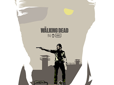 The Walking Dead Poster amc breaking bad carl grimes daryl dixon living dead nick spanos norman reedus olly moss rick grimes the governor the walking dead zombies